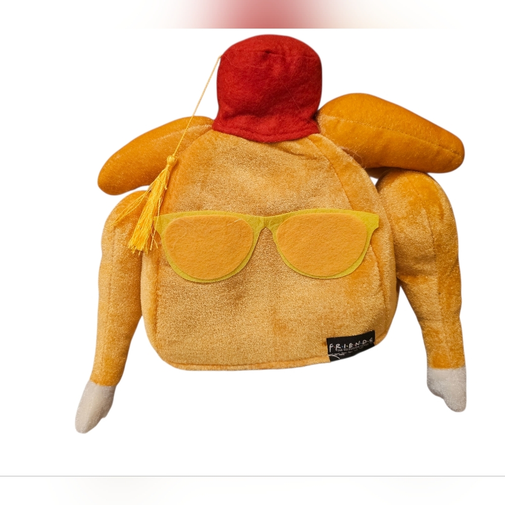 Friends‎ Thanksgiving Turkey Hat Plush Fez Sunglasses Monica TV Show Costume